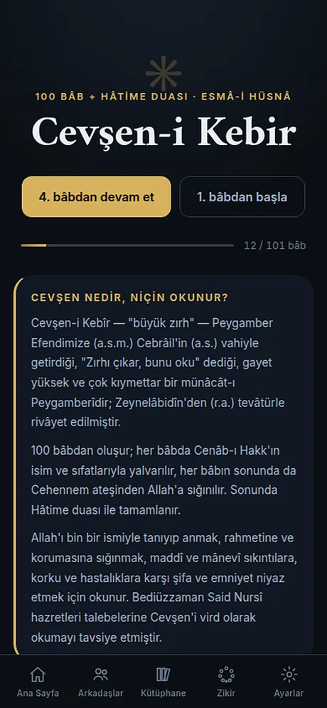 Lista de capítulos