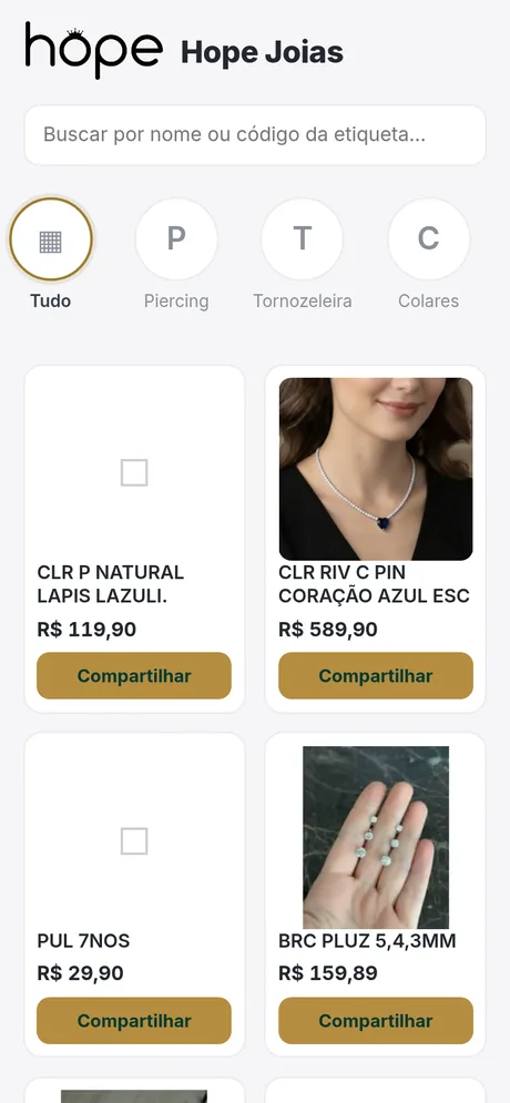 Storefront on mobile