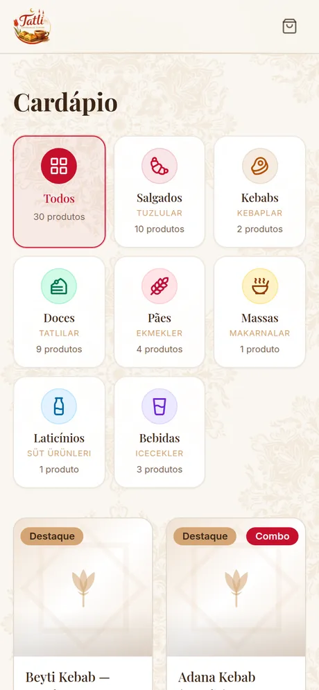 Catalog on mobile